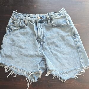 American Eagle Mom Straight Jean Shorts - Size 0
